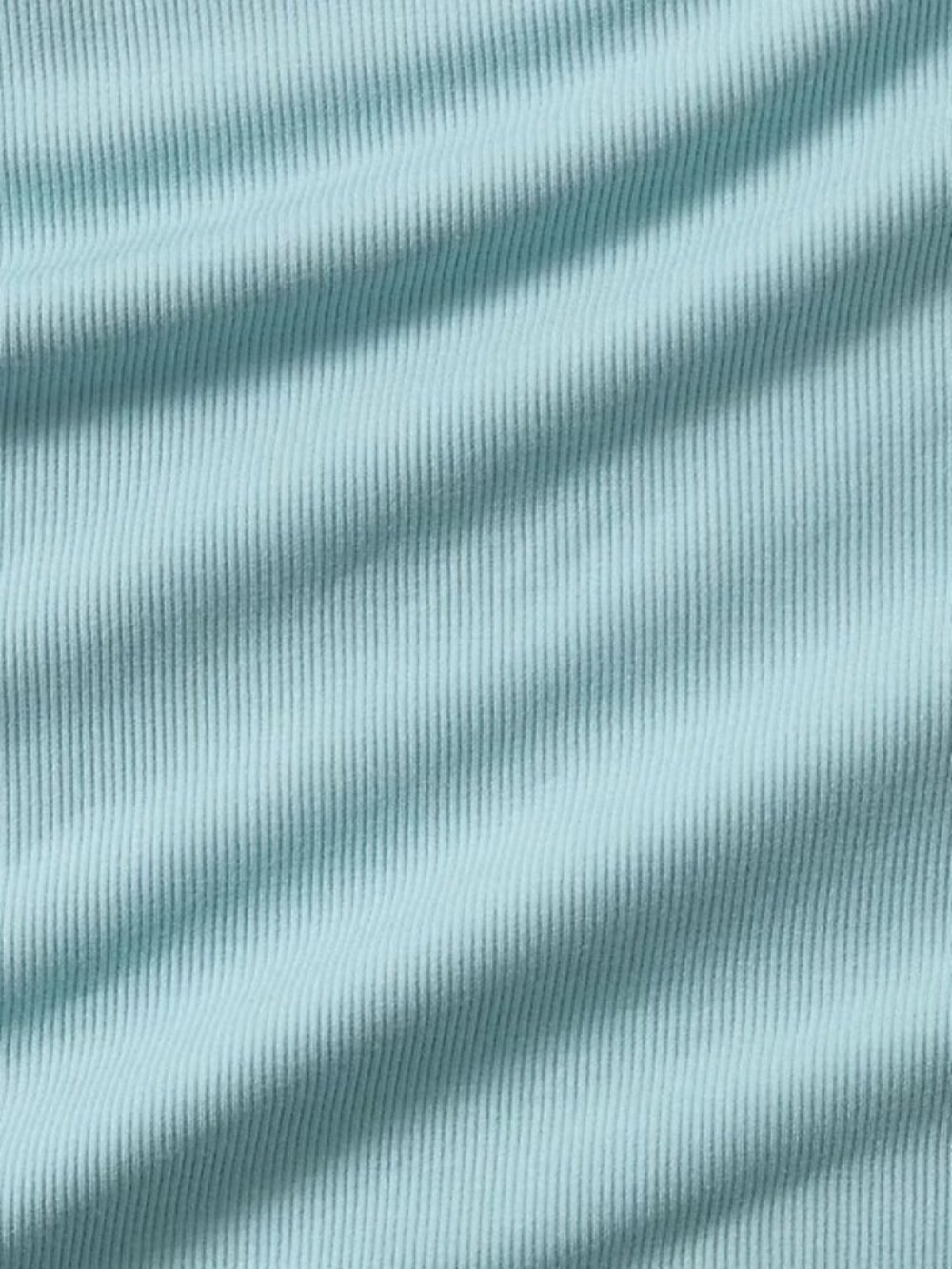 New Athleta M Signature Rib Crop Tee Waterloo Blue Medium - Picture 3 of 6